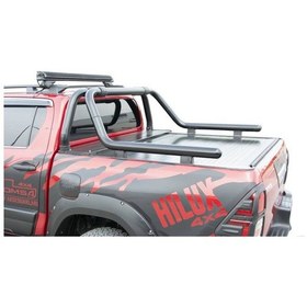 Resim Toyota Uyumlu Hilux Kobra Roll Bar Çap 60 Siyah 2015 Ve Sonrası 