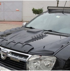 Resim Dacia Duster Uyumlu 2018-2024 Ön Kaput Scoop Ve Dragon Set 4 Parça 