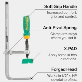 Resim Storemax Kırlangıç Kuyruğu Kelepçe Ap, Yeşil, 21,5 cm 