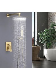 Resim Sam Siena Gömme Ankastre Duş Seti-Gold 