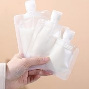 Resim 6'lı Paket Yeniden Doldurulabilir Plastik Kozmetik Kaplar - Şampuan, Losyon ve Cilt Bakımı için Taşınabilir Sıkma Tüpleri ile 30ml, 50ml ve 100ml Seçeneklerinde Sızdırmaz Şişeler 