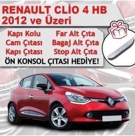 Resim Renault Clio 4 Hb Avantajlı Krom Set 6 Ürün 2012 Üzeri P. Çelik 