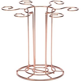 Resim Sones Dövme Demir Kırmızı Şarap Kadehi Tutucu Sürahi Standı Kadeh Tutucu 