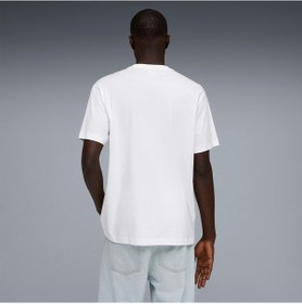 Resim Puma Graphic Erkek Beyaz T-shirt 634432 