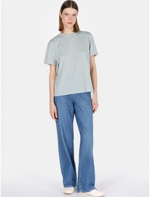 Resim Colin's Colins Slim Fit Yuvarlak Yaka Düz Kadın Yeşil Kısa Kol Tişört Cl1073957 Cl1073957 Q1.v2 Mgr Mint Yeşili 