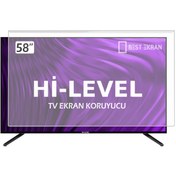Resim Hi-Level Uyumlu 58" inç 147 Ekran Kırılmaz Tv Ekran Koruyucu 