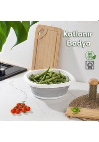 Resim Porsima 698 Çok Amaçlı Katlanır Badya Akordiyon Leğen 3 Litre Bey 