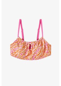 Resim Penti Pembe Genç Kız Safari Halter Bikini Takımı 