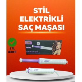 Resim Astraltech Hızlı Isınan, Kompakt ve Güvenli – Tüm Saç Tiplerine Uygun Kıvırma Cihazı 