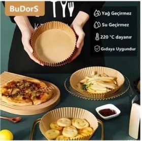 Resim Defne Toprak Fritöz Pişirme Kağıdı 50 Adet 