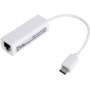 Resim USB 2.0 Tip-C To Rj45 10 Gbps Ağ Kartı Ethernet Adaptörü 