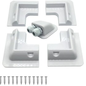 Resim 2K Abs Solar Güneş Paneli Montaj Braket Seti 5 Parça 