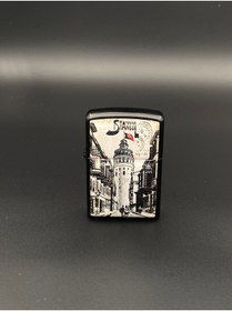 Resim Ersoy Galata Kulesi Baskılı Benzinli Çakmak 
