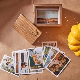 Resim Hediyesepeti Smile Tasarımlı Ahşap Fotoğraf Kutusu 