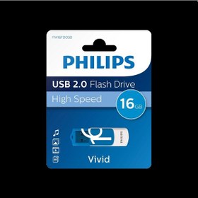 Resim Phılıps Fm16fd05b, 16gb, Usb 2.0, Vivid, Okyanus Mavisi, Flash Disk 