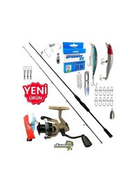 Resim Okuma Outrax 3000 270cm 7-40gr Legend Karbon Rapala Maket Balık Spin Olta Takımı Seti 