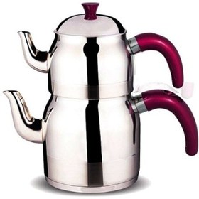 Resim Fms 4056 Papatya Mini Boy Çaydanlık Mor 