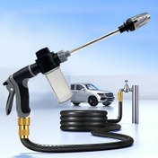 Resim ProClean Yüksek Basınçlı Yıkama Tabancası | Çok Fonksiyonlu Bahçe ve Araba Temizleme Aracı | Ayarlanabilir Memeli | 3/4" & 1/2" Hızlı Bağlantı Parçaları | Dayanıklı Plastik | Araç, Evcil Hayvan ve Dış Mekan Kullanımı İçin İdeal | Hortum Eklemi Dahil, Dış Mekan Temizlik Yardımcısı | İşlevsel Memel 
