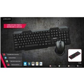 Resim STOREMAX htcx Kablosuz Klavye Mouse Set Concord C-60 NewDesing 1005813 