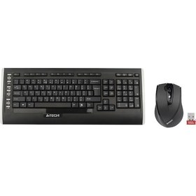 Resim A4 Tech 9300F Q Mm Kablosuz Klavye Mouse Set 