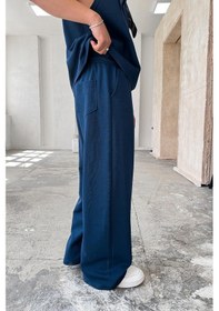 Resim İndigo Cozy Premium Basic Baggy Eşofman İndigo 