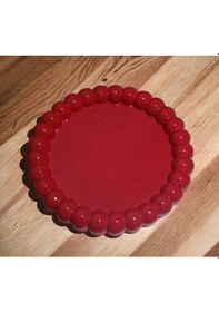 Resim Büyük Bubble Dekoratif Takı Tabağı/ Bardak Altlığı Kırmızı 