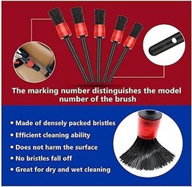 Resim Araç Temizleme Kiti, Araç Detaylandırma Temizleme Kiti Detaylı Tekerlek Fırça Seti Sünger Silgi Bezi Motor Yıkama Alet Seti Araç Yıkama Fırçası Aksesuarları 