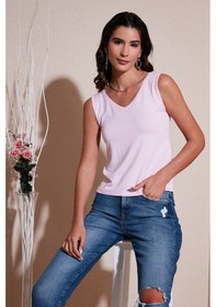 Resim Lela Bayan Bluz 5864384 Toz Pembe 