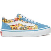 Resim Vans Old Skool Çocuk Günlük Ayakkabı VN000CYVBOW1 Beyaz 