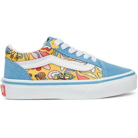 Resim Vans Old Skool Çocuk Günlük Ayakkabı VN000CYVBOW1 Beyaz 