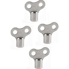 Resim Safa Radyatör Petek Havlupan Hava Alma Purjör Anahtarı 4 Adet 