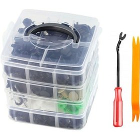 Resim Xindoker 620 Parça Plastik Bağlantı Klips Seti - 930g Paket Ağırlığı, 190x190x150mm Boyut 