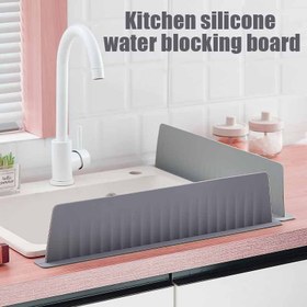 Resim 1 Adet Mutfak Lavabo Tezgahı için Silikon Su Engelleme Tahtası, Yükseltilmiş Lavabolar için Sıçrama Önleyici Bölme, Sonbahar/Kış Depolama, Noel ve Cadılar Bayramı Hediyeleri! 
