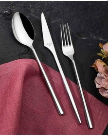 Resim Aryıldız Trendy Prestige 84 Parça Çatal Kaşık Bıçak Takımı Gri 