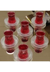 Resim Paşabahçe Elysia 12 Parça Çay Takımı Şeffaf 