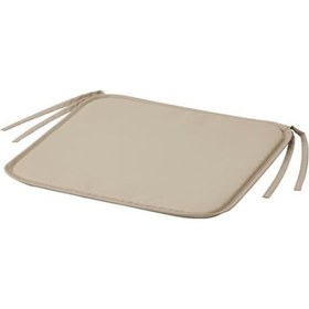 Resim Sandalye Minderi İnce 34x34x1 cm Bej Renk MeridyenDukkan İç -Dış 