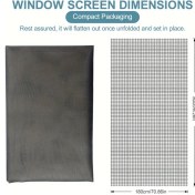 Resim Gateesat Fiberglass Sineklik Tülü 180x800cm Beyaz Toz Geçirmez Dıy Montaj 