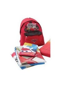 Resim Taç Lisanslı Cars Okul Çantalı Nevresim Takımı Tek Kişilik 