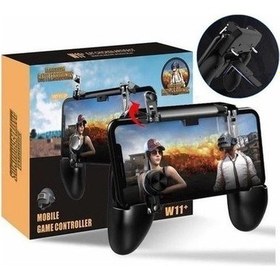 Resim W11 Pubg Mobile Gamepad Controller Ateş Tetik Telefon Oyunkonsol Oyun Kolu 