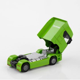 Resim Metaş Metaş 1:50 Ölçek Sesli ve Işıklı Tır Kafası Yeşil 