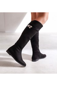 Resim runa shoes kadın düz çizme binici çizmesi 