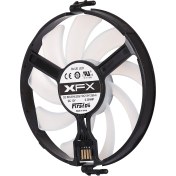 Resim Sones Gpu Soğutucu Grafik Kartı Fanı Vga Kartları Üfleyici Soğutucu Xfx Rx470 Rx480 İçin Mavi Işıklı 