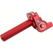 Resim Cloudstore Zsdtrp 7/8'' Cnc Alüminyum Gaz Kolu Tutamacı Dirt Bike Atv Quad 50cc 125cc 150cc 250cc Kırmızı 
