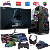 Resim ROGAME I5 13400f 32gb Ddr4 1tb M2 8gb Rx580 24" Monitörlü Oyun Bilgisayarı (GAMİNG SET) 
