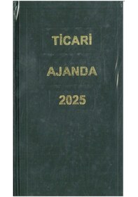 Resim Özkan Armat 2025 Ticari Ajanda Günlük Çizgili 17x33 Siyah 