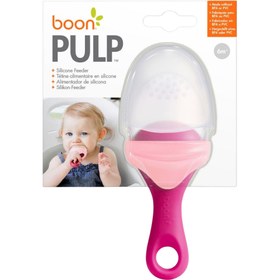 Resim Boon Pulp Silikon Meyve Sebze Filesi Pembe - Pembe / 6+ Ay 
