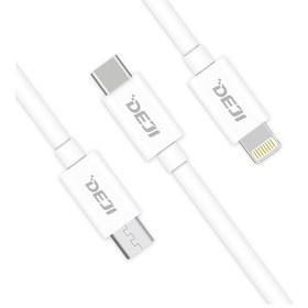 Resim Deji Lightning Micro Usb Type-C Telefon Şarj Kablosu 1.2M Siyah Micro Usb 
