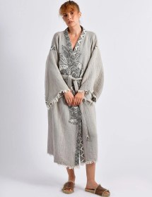 Resim Brandsmithshop Gri Elephant Kimono Çok Renkli 