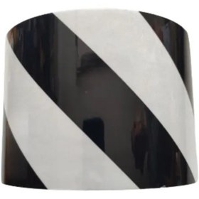 Resim Temiz Pazar Siyah Beyaz Bant Çapraz 9,2 Cm X 4 Metre 