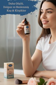 Resim 7 Doğal Yağlı Kaş Kirpik Bakım Serumu Fırça Hediyeli - Hint Yağı ve E Vitamini Besleyici 30 ml 